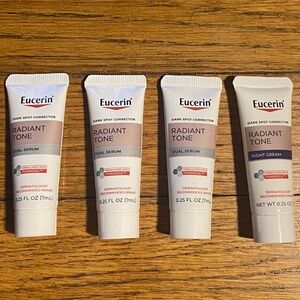 4X Eucerin Radiant Tone Dark Spot Corrector Minis NEW